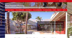 Desktop Screenshot of mauipressurewashing.com